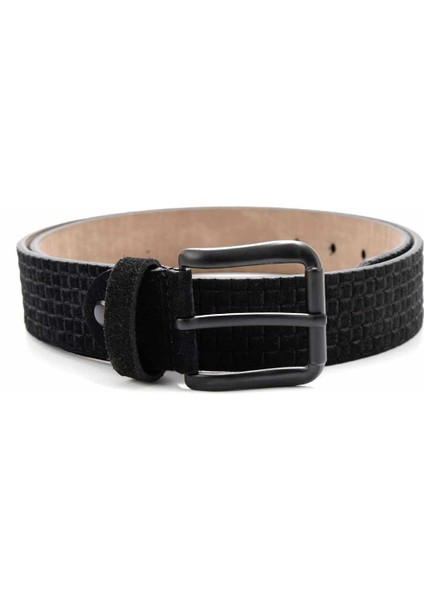 Siyah Süet Leather Erkek Kemer U08657082402 fiyatları