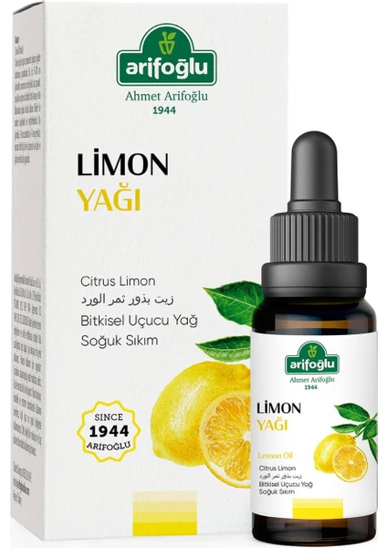 %100 Saf ve Doğal Limon Uçucu Yağı 10 ml