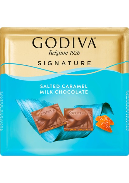 Tuzlu Karamelli Sütlü Çikolata Kare 60G
