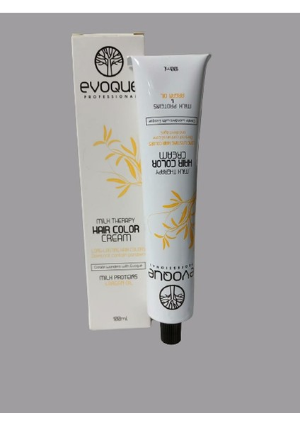 Evoque Milk Therapy Saç Boyası 100ML (No:8.34-Açık Kumral Dore Bakır)