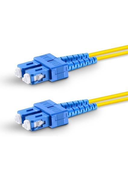 Sc-Sc Single Mode Fiber Optik Patch Kablo Patchcord Duplex 2.0mm 9/125(OS2) 5'li Paket