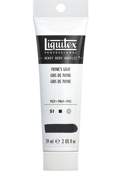 Professional Heavy Body Akrilik Boya 59ML Payne's Grey 310 S1