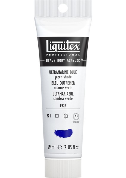 Professional Heavy Body Akrilik Boya 59ML Ultramarine Blue Green Shade 380 S1 modelleri