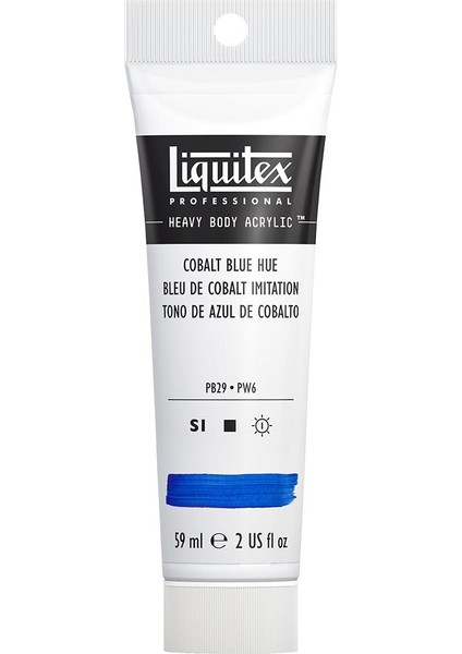 Professional Heavy Body Akrilik Boya 59ML Cobalt Blue Hue 381 S1