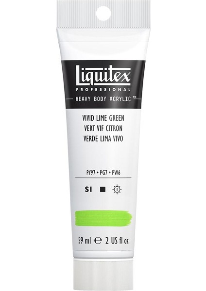 Professional Heavy Body Akrilik Boya 59ML Vivid Lime Green 740 S1