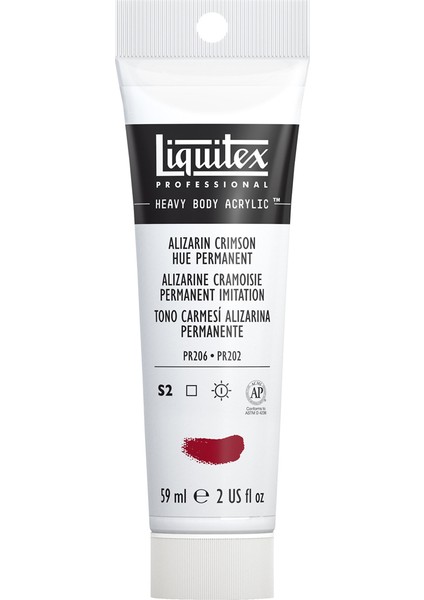 Professional Heavy Body Akrilik Boya 59ML Kalıcı Alizarin Crimson Hue 116 S2 modelleri