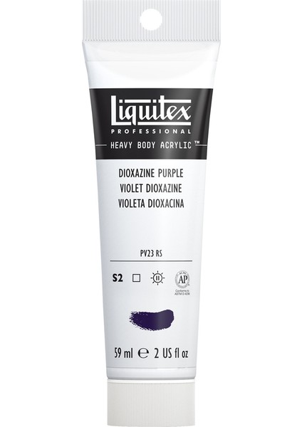 Professional Heavy Body Akrilik Boya 59ML Dioxazine Purple 186 S2 modelleri