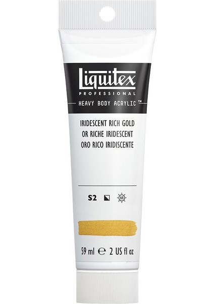 Professional Heavy Body Akrilik Boya 59ML Yanardöner Zengin Altın 235 S2