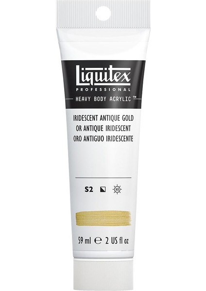 Professional Heavy Body Akrilik Boya 59ML Yanardöner Antik Altın 237 S2