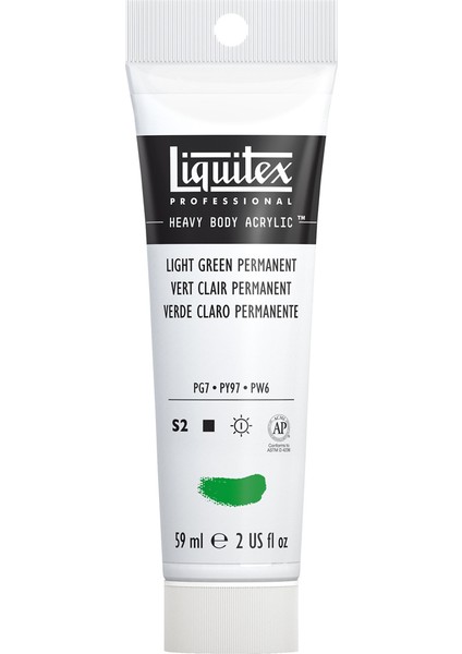 Professional Heavy Body Akrilik Boya 59ML Açık Yeşil Kalıcı 312 S2 modelleri