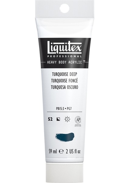 Professional Heavy Body Akrilik Boya 59ML Turkuaz Derin 561 S2 modelleri