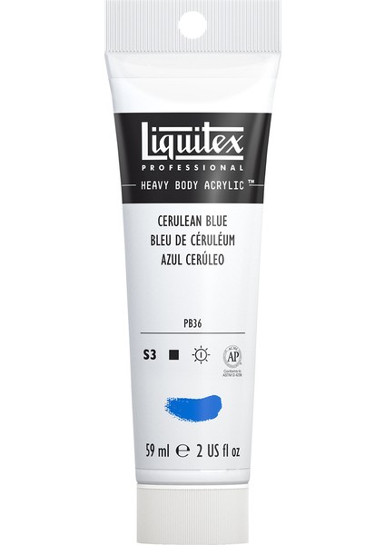 Professional Heavy Body Akrilik Boya 59ML Cerulean Blue 164 S3 modelleri