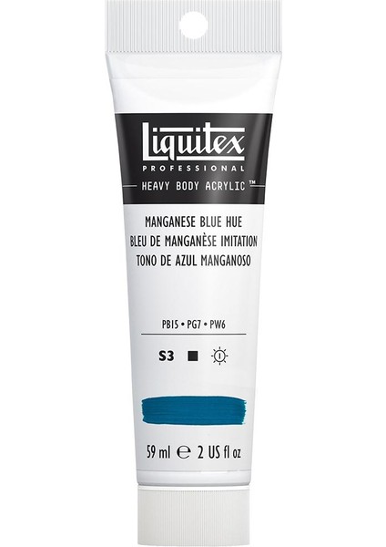 Professional Heavy Body Akrilik Boya 59ML Mangan Mavisi Hue 275 S3