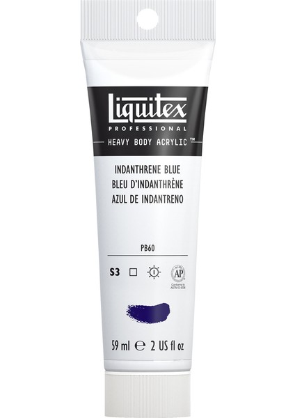 Professional Heavy Body Akrilik Boya 59ML Indantherene Blue 322 S3 modelleri