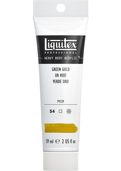 Profesyonel Ağır Gövde Akrilik Boya 59ML Yeşil Altın 325 S4