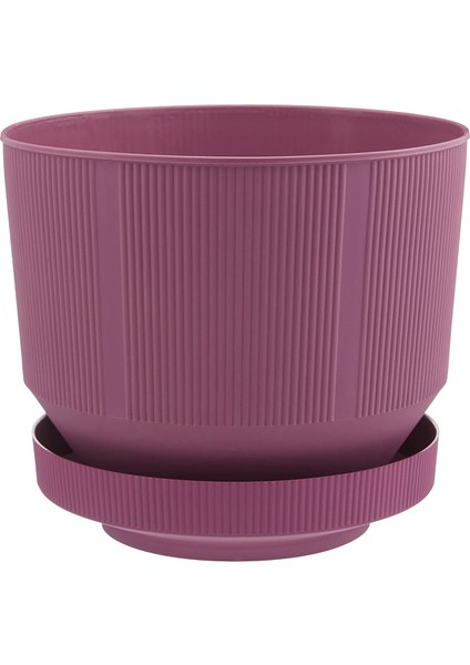 S284 Lüks Saksı Dekoratif Saksı, Vişne, 27CM, 9 Litre