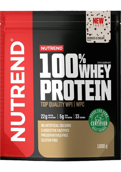 Whey Protein Cookies & Cream 1000 gr