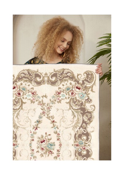 Dekoratif Özel Tasarım Şönil Dokuma Taban Yumuşak Dokulu Halı Renkli 140 x 220 cm fiyatları