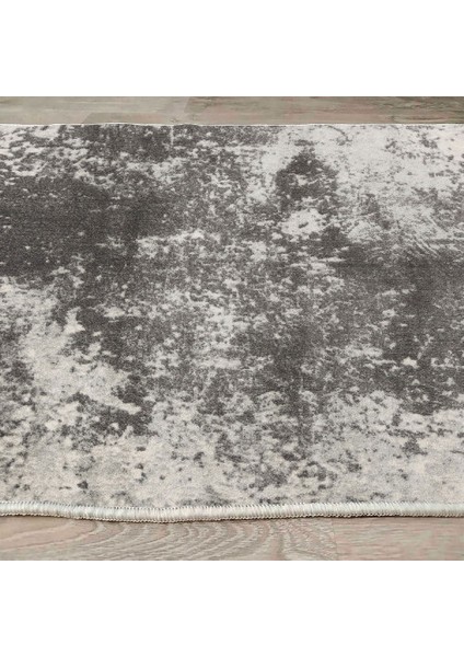 Dekoratif Özel Tasarım Pamuklu Dokuma Taban Yumuşak Dokulu Halı Siyah 80 x 120 cm fırsatları