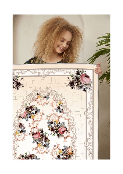 Dekoratif Özel Tasarım Şönil Dokuma Taban Yumuşak Dokulu Halı Renkli 140 x 220 cm