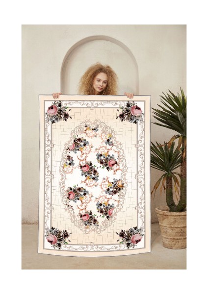 Dekoratif Özel Tasarım Şönil Dokuma Taban Yumuşak Dokulu Halı Renkli 140 x 220 cm fiyatları