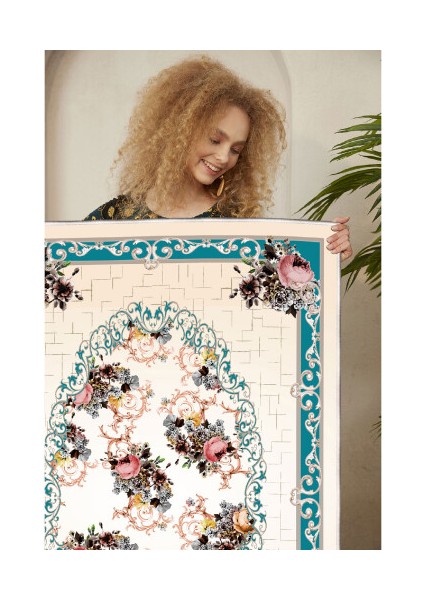 Dekoratif Özel Tasarım Şönil Dokuma Taban Yumuşak Dokulu Halı Renkli 80 x 120 cm fiyatları