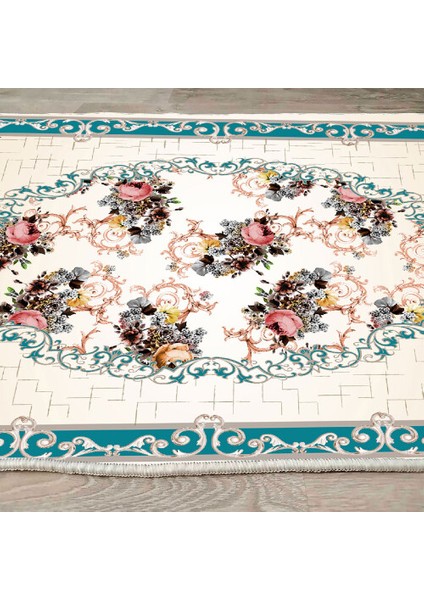 Dekoratif Özel Tasarım Şönil Dokuma Taban Yumuşak Dokulu Halı Renkli 80 x 120 cm modelleri