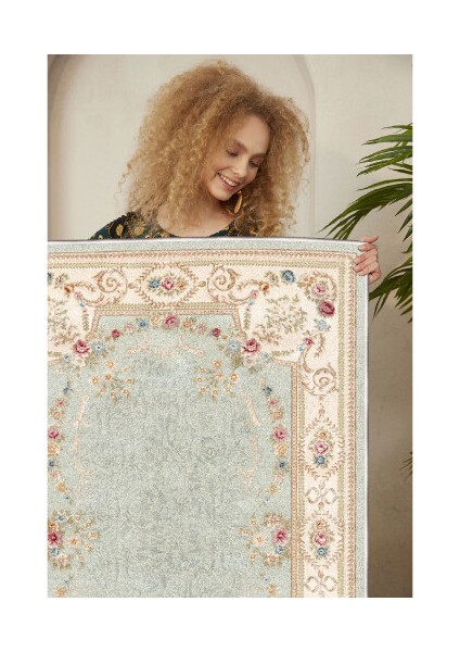 Dekoratif Özel Tasarım Şönil Dokuma Taban Yumuşak Dokulu Halı Renkli 80 x 120 cm modelleri