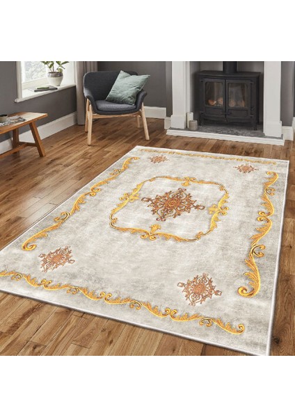 Dekoratif Özel Tasarım Şönil Dokuma Taban Yumuşak Dokulu Halı Renkli 140 x 220 cm