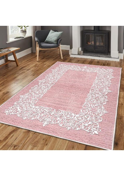 Dekoratif Özel Tasarım Şönil Dokuma Taban Yumuşak Dokulu Halı Renkli 80 x 120 cm fırsatları