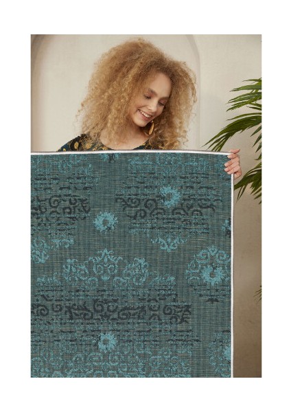 Dekoratif Özel Tasarım Şönil Dokuma Taban Yumuşak Dokulu Halı Renkli 80 x 120 cm fiyatları