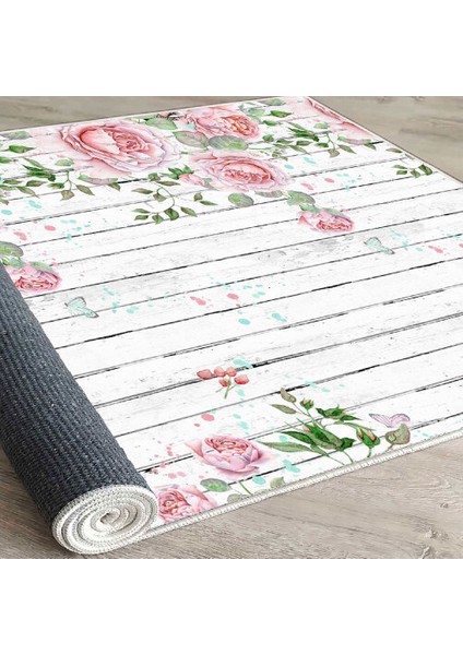 Dekoratif Özel Tasarım Şönil Dokuma Taban Yumuşak Dokulu Halı Renkli 100 x 200 cm fiyatları