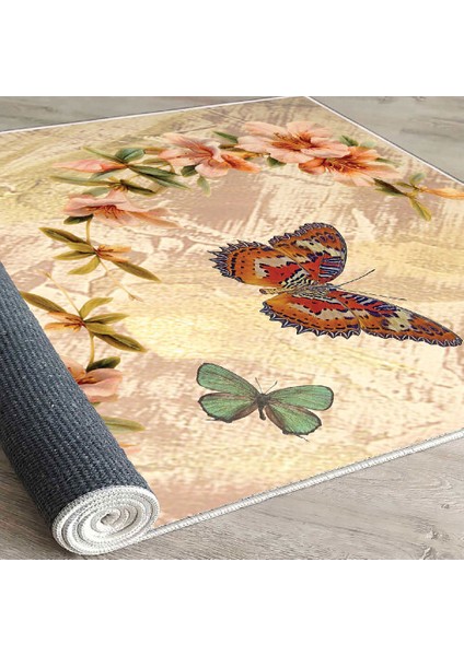 Dekoratif Özel Tasarım Şönil Dokuma Taban Yumuşak Dokulu Halı Renkli 80 x 120 cm indirimleri
