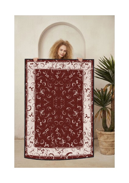 Dekoratif Özel Tasarım Şönil Dokuma Taban Yumuşak Dokulu Halı Renkli 80 x 120 cm fiyatları