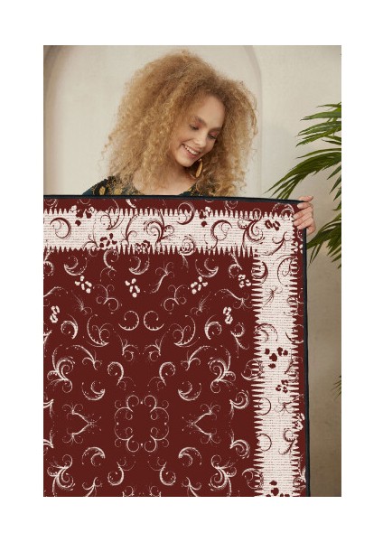 Dekoratif Özel Tasarım Şönil Dokuma Taban Yumuşak Dokulu Halı Renkli 80 x 120 cm modelleri