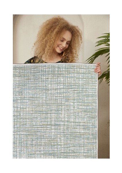 Dekoratif Özel Tasarım Şönil Dokuma Taban Yumuşak Dokulu Halı Renkli 80 x 120 cm fiyatları