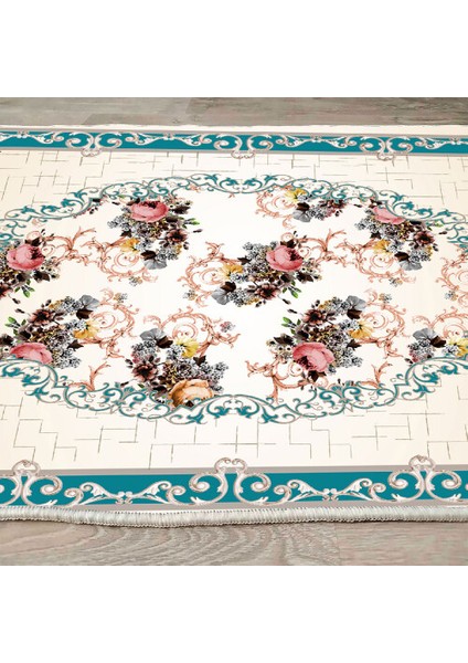 Dekoratif Özel Tasarım Şönil Dokuma Taban Yumuşak Dokulu Halı Renkli 80 x 120 cm indirimleri