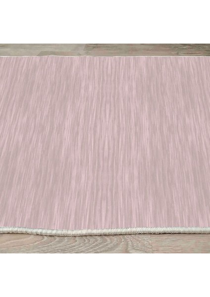 Dekoratif Özel Tasarım Pamuklu Dokuma Taban Yumuşak Dokulu Halı Pudra 80 x 120 cm modelleri