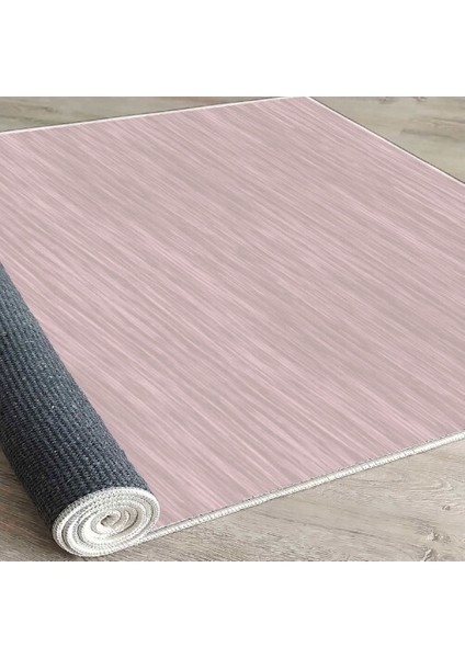 Dekoratif Özel Tasarım Pamuklu Dokuma Taban Yumuşak Dokulu Halı Pudra 80 x 120 cm fırsatları
