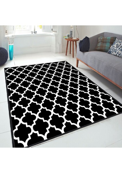 Dekoratif Özel Tasarım Şönil Dokuma Taban Yumuşak Dokulu Halı Renkli 80 x 120 cm