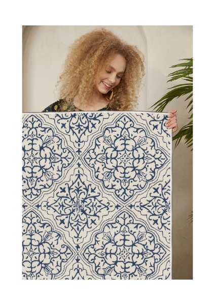 Dekoratif Özel Tasarım Şönil Dokuma Taban Yumuşak Dokulu Halı Renkli 140 x 220 cm fiyatları