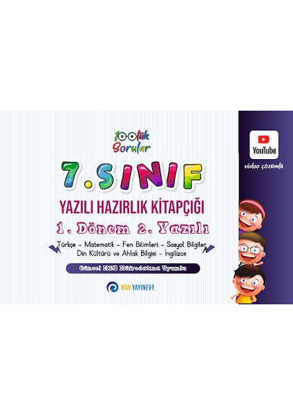 7. Sınıf Yazılı Hazırlık Kitapçığı 1. Dönem 2. Yazılı