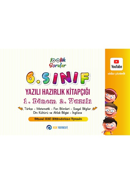 6. Sınıf Yazılı Hazırlık Kitapçığı 1. Dönem 2. Yazılı fiyatları