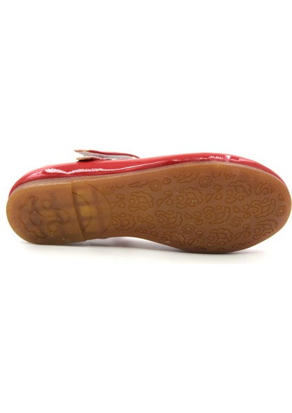 YA14 Kız Çocuk Babet Ayakkabı Rugan Kırmızı fiyatları
