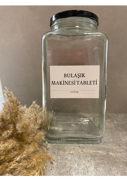 Cam Bulaşık Deterjan Kavanozu/kutusu