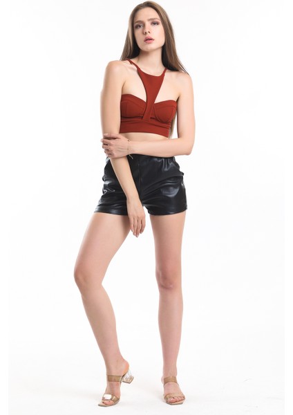 Askılı Gloplu Scuba Krep Bustiyer | BUS33917 fırsatları