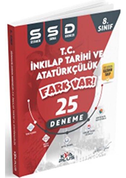 Yayınları 8.Sınıf / LGS Inkılap Tarihi ve Atatürkçülük 25 Sistematik Sarmal Deneme