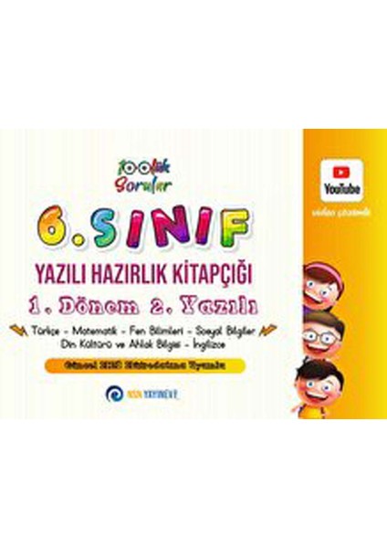6. Sınıf Yazılı Hazırlık Kitapçığı 1. Dönem 2. Yazılı