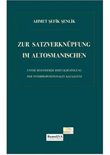 Zur Satzverknüpfung Im Altosmanıschen