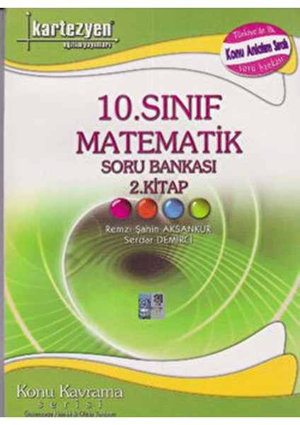 Kartezyen Yayınları 10. Sınıf Matematik Soru Bankası 2.Kitap